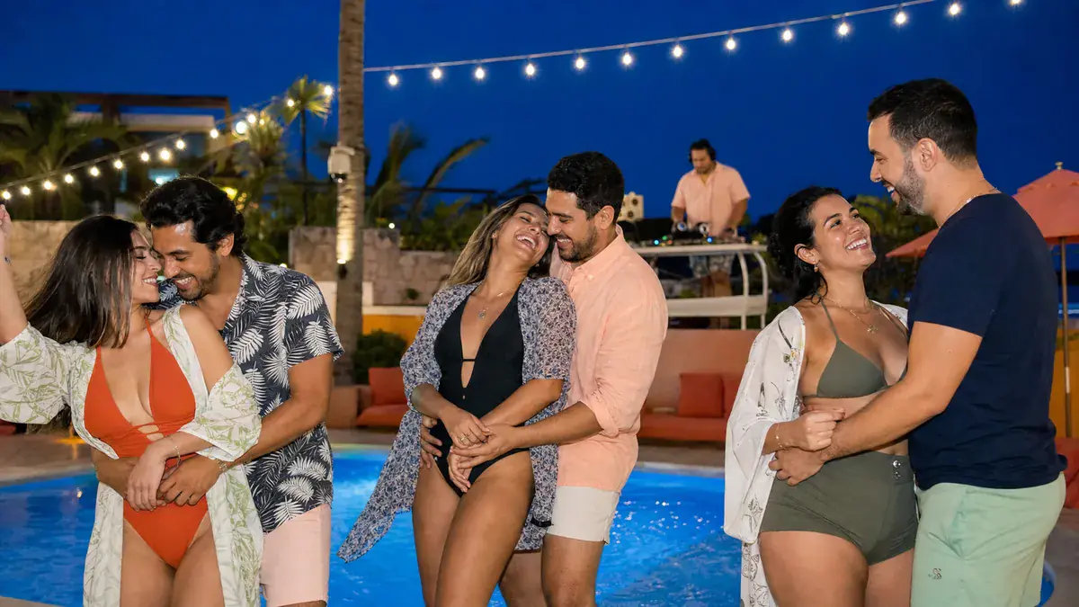 Ilustración: Young Swingers Week y resorts swinger para parejas jóvenes