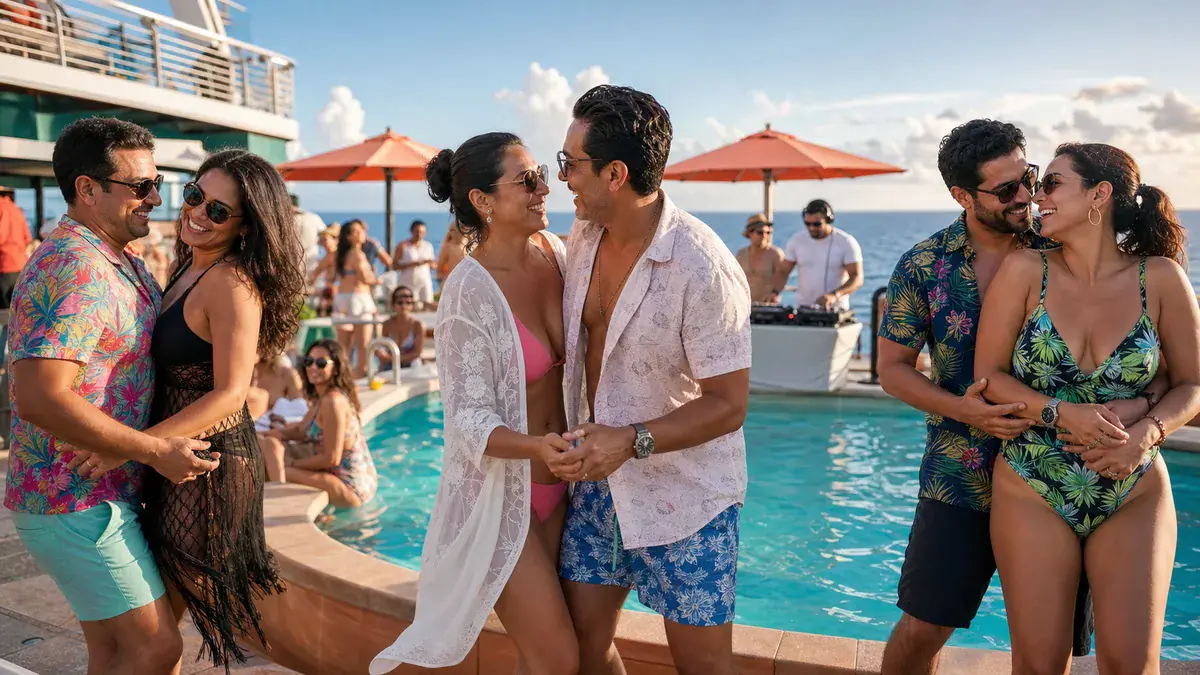 Ilustración: Temptation Cruise: cómo es el crucero topless del Caribe